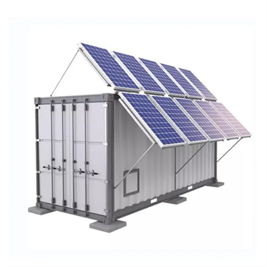 Tasa de carga y descarga de energía de contenedores solares exteriores